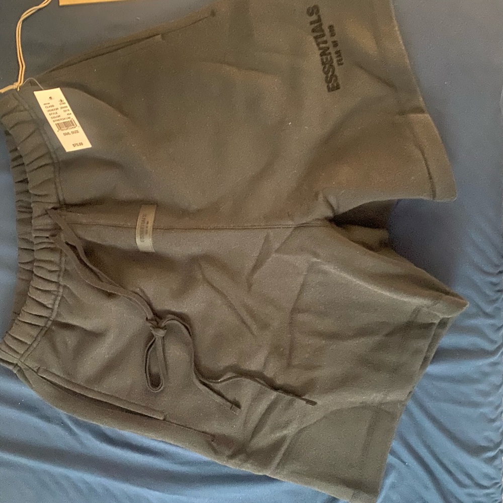 Essentials Men's Black Shorts